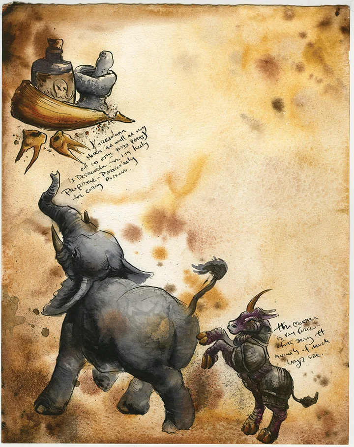 Karkadann Facing Page