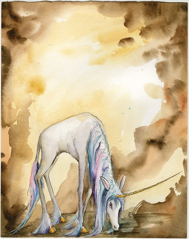 Unicorn Facing Page