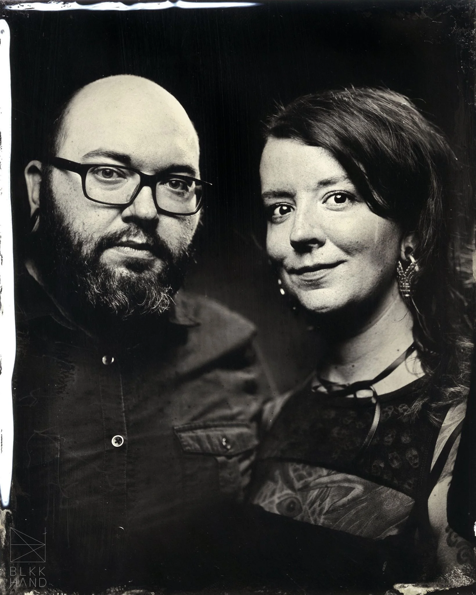 The Multi-Stabber herself: Mo Richard, and Horror Writer Husband, Sam Richard