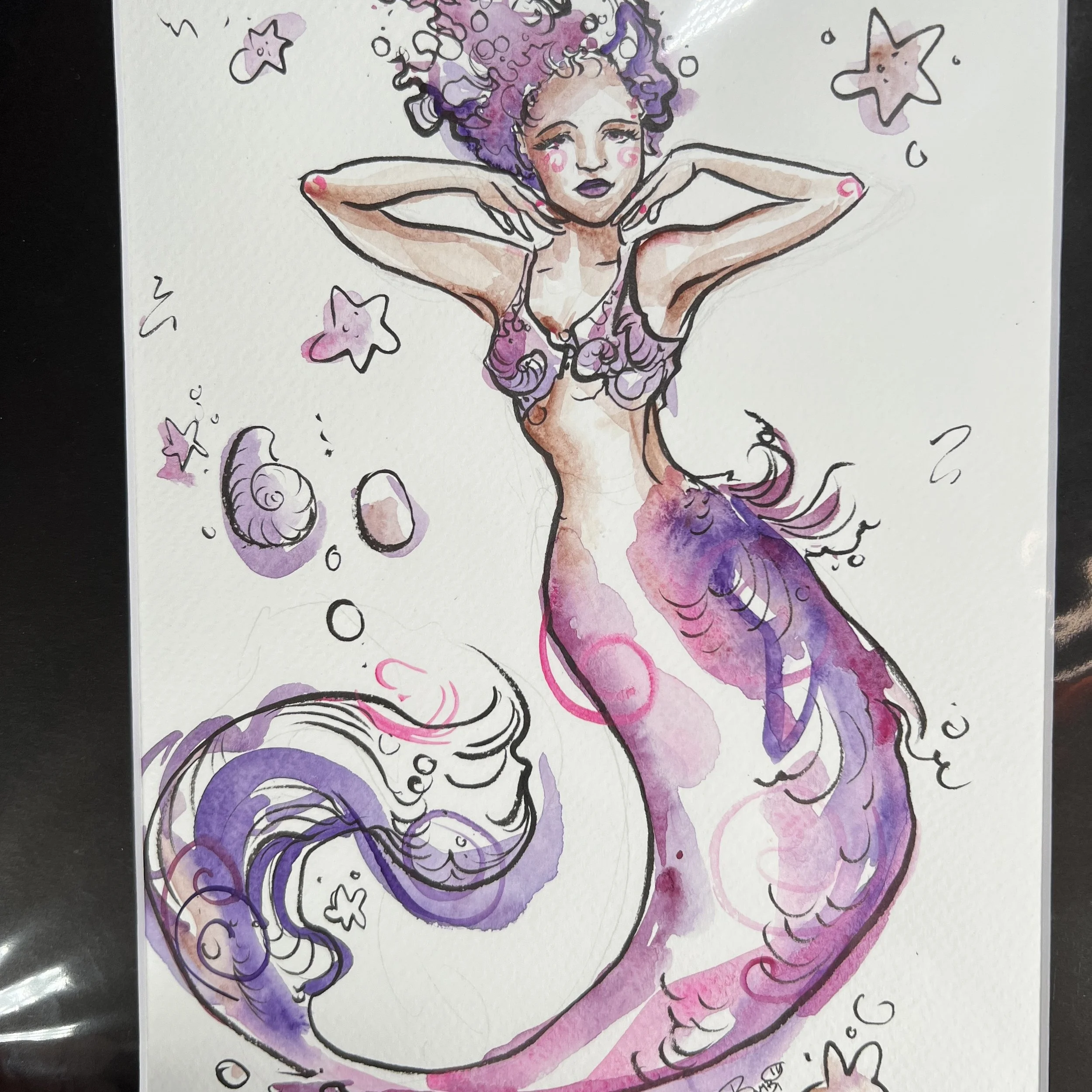 Mermaid purple