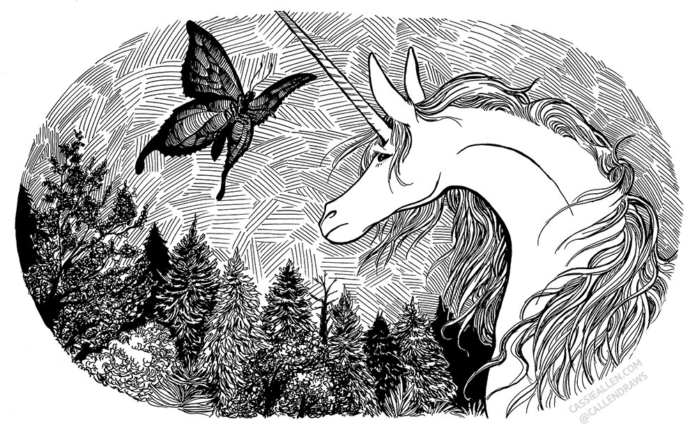 The Last Unicorn by Cassie Allen / Hypervigil