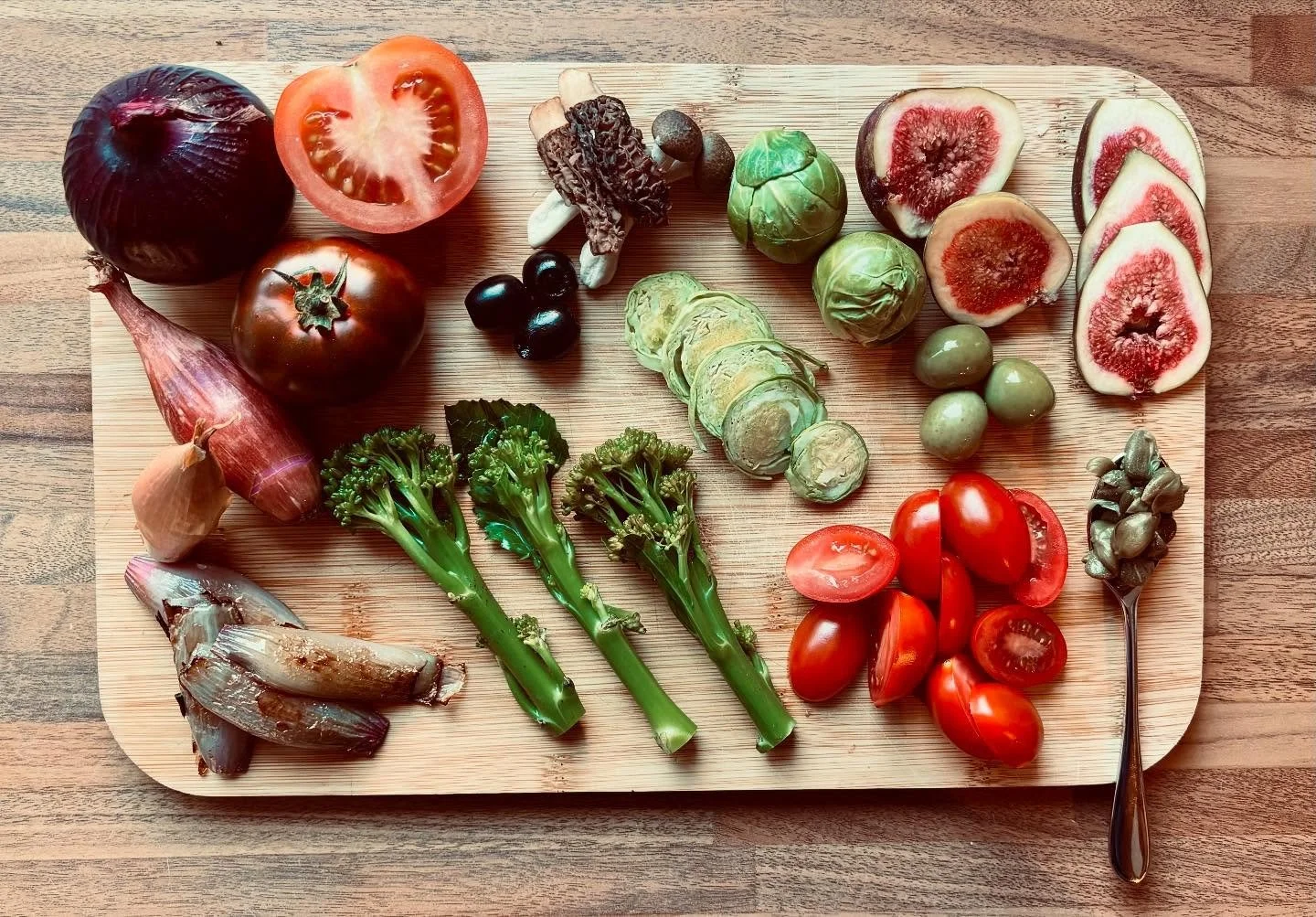 Garden Focaccia Prep &hellip; thanks for the bits @ranshmueli_chef !