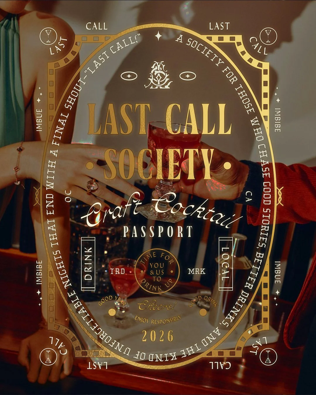 Teaser of a new brand and new branding in development. 

Last Call Society &mdash;&nbsp;Craft Cocktail Passport

Stay tuned...

#branddesign #craftcocktails #craftcocktailbranding #graphicdesign #orangecounty #speakeasy #lastcall #logos #illustration