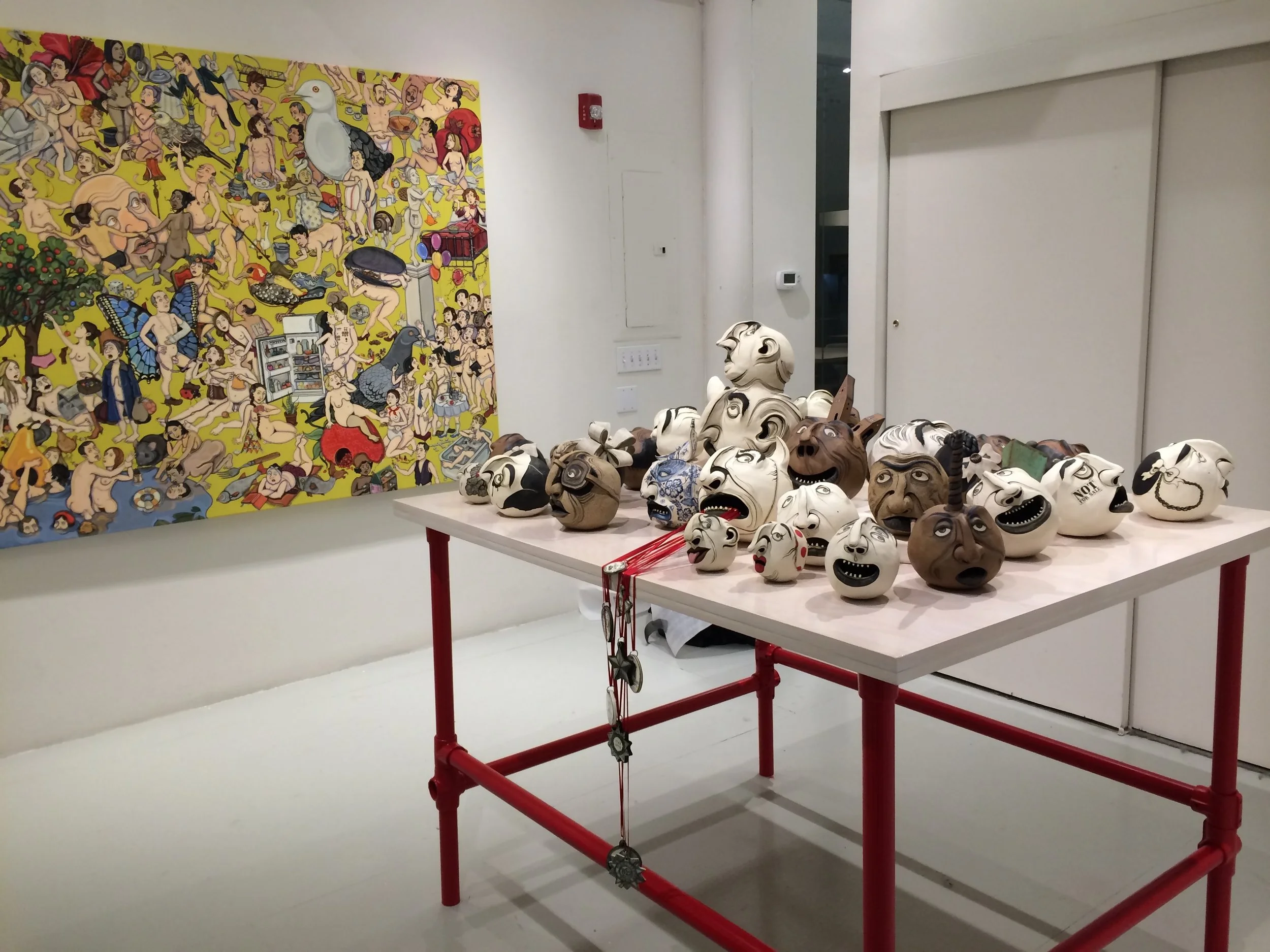Dinner for Thirty Souls. Installation view