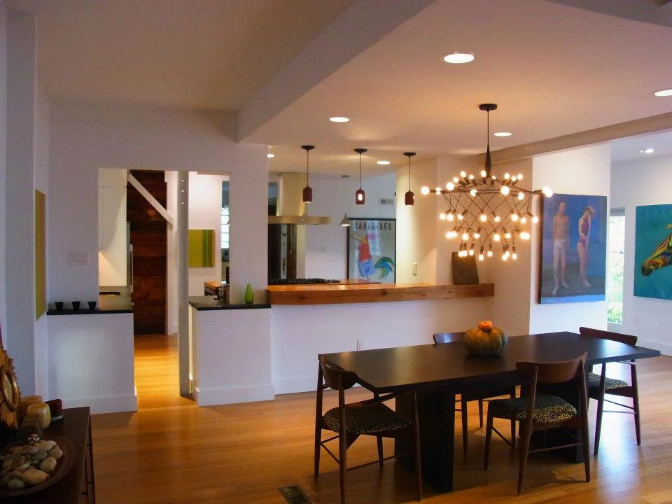 After view into kitchen