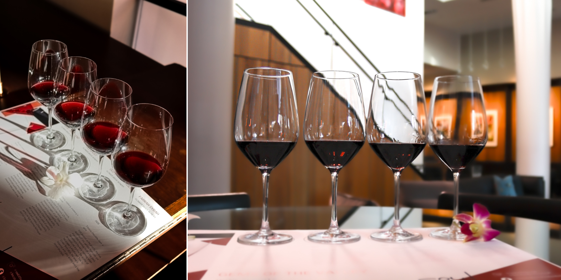 Avec Amour Wine Flights 