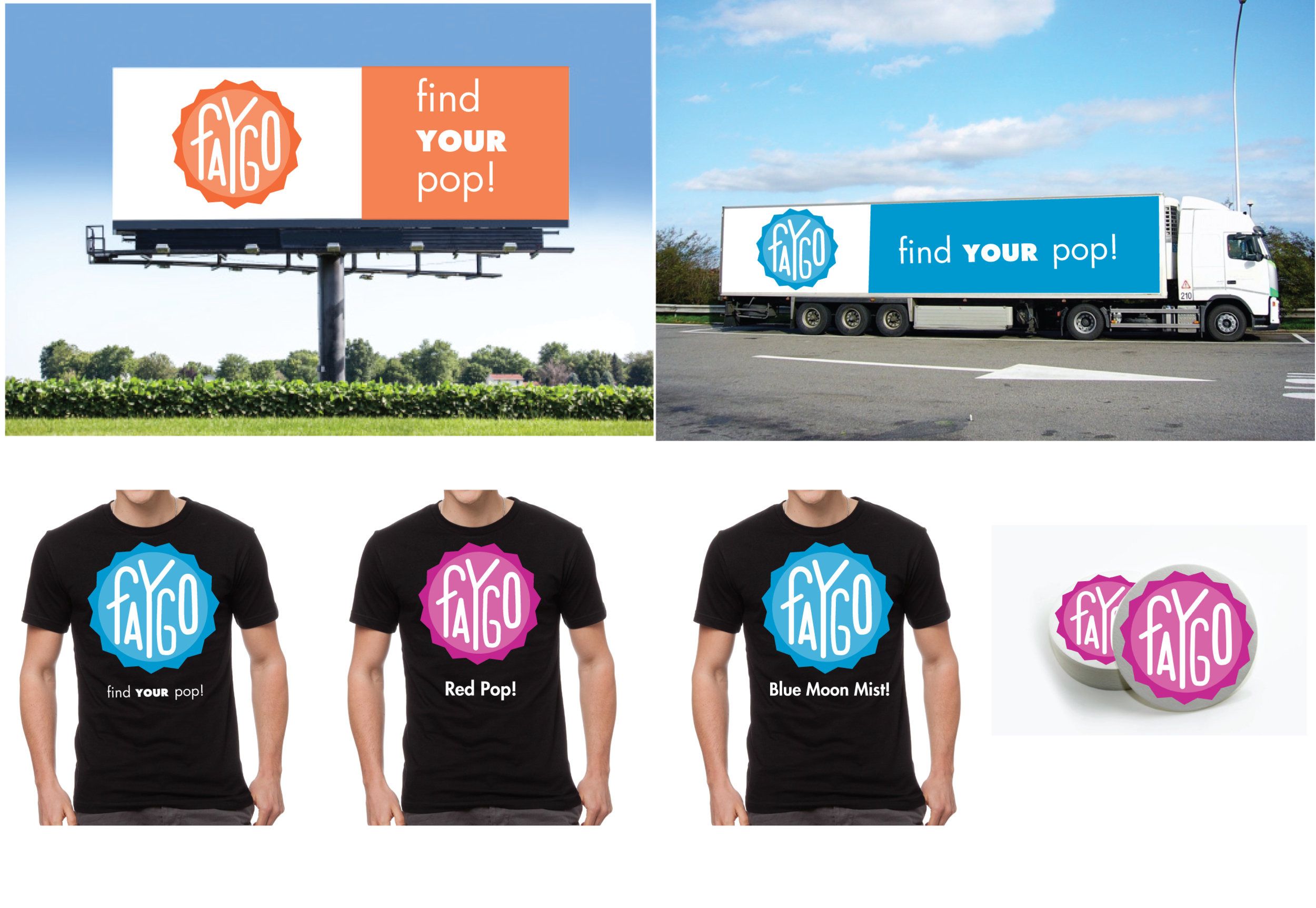 Faygo digital mock-ups