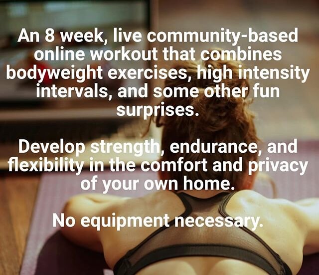 If you've ever wanted to train with us, now's your chance. .
Starting this Monday, April 6th. .
Full details in bio.
.
We're running a LIVE, community-based, online workout program: QuaranTEAM.
.
QuaranTEAM is an opportunity to connect with like-mind