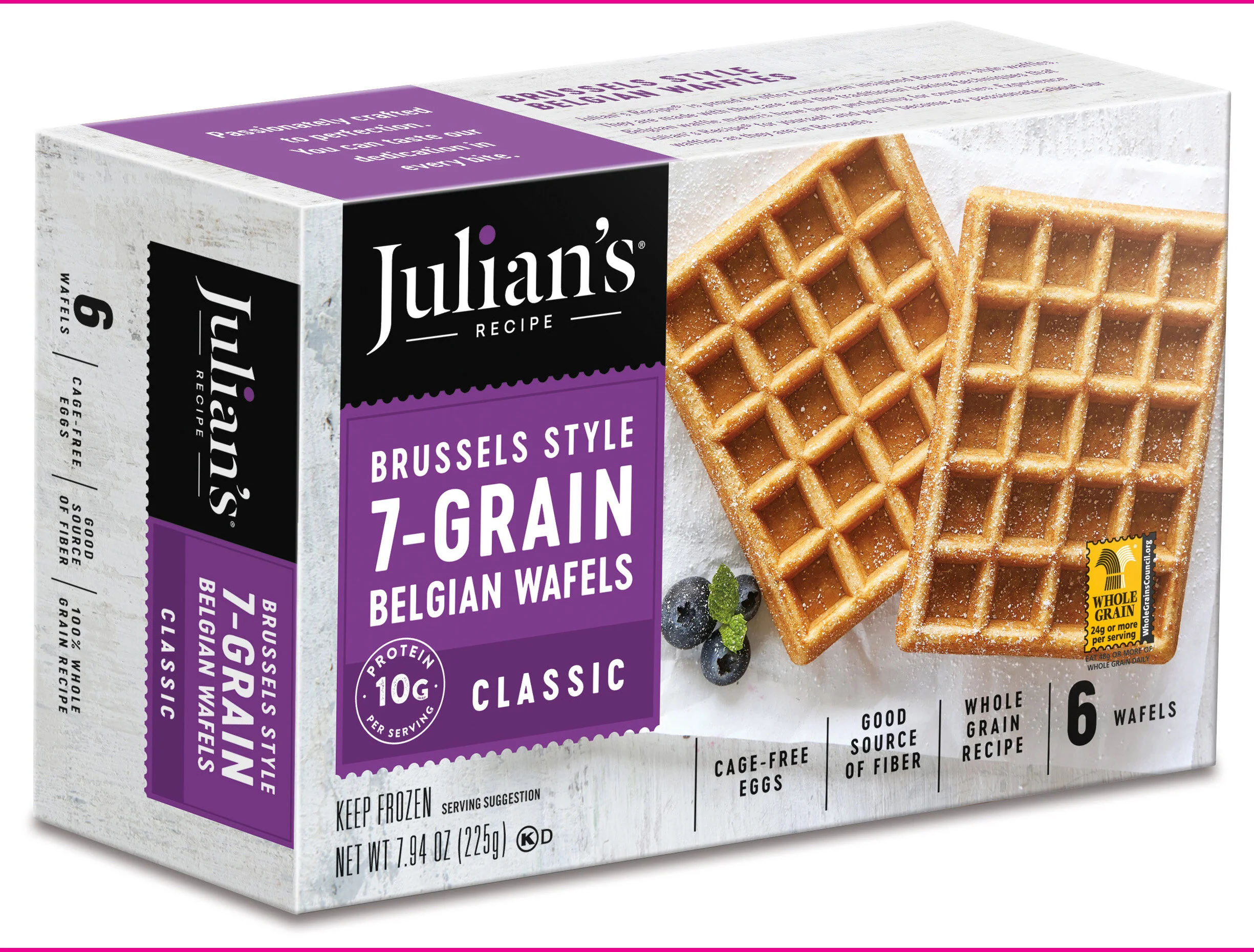 7Grain Classic Brussels Style Belgian Wafels — Julian's Recipe