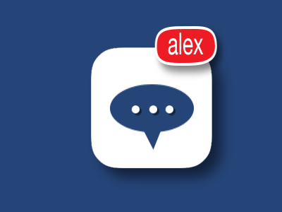 Text Notification Icon