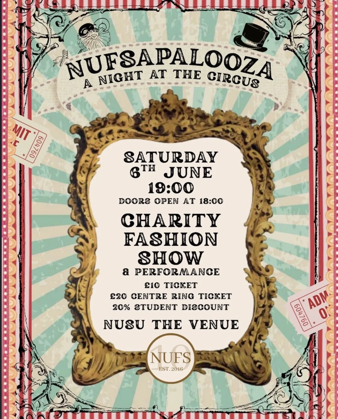 NUFSAPALOOZA - A Night At The Circus