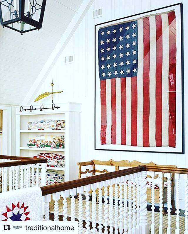Loving this framed flag!  #Repost @traditionalhome (@get_repost)
・・・
bring on the red, white &amp; blue!🇺🇸 Share your festive #FourthofJuly snapshots with us using hashtag #TRADfourth--we'll #regram our favorites! #happyfourth