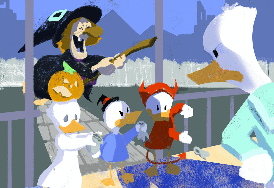 Disney Gif of 1952 "Trick or Treat" short