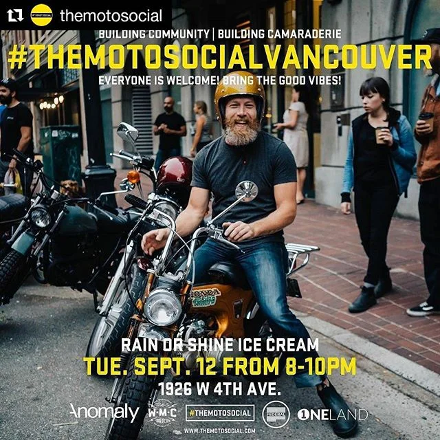 #Repost @themotosocial (@get_repost)
・・・
#VANCOUVER!! Round up the homies and come hang with us tomorrow night at the season finale of #TheMotoSocialVANCOUVER.
.
We'll be hanging out @RainOrShineYVR in Kitsilano for the final event of the season.
🍦?