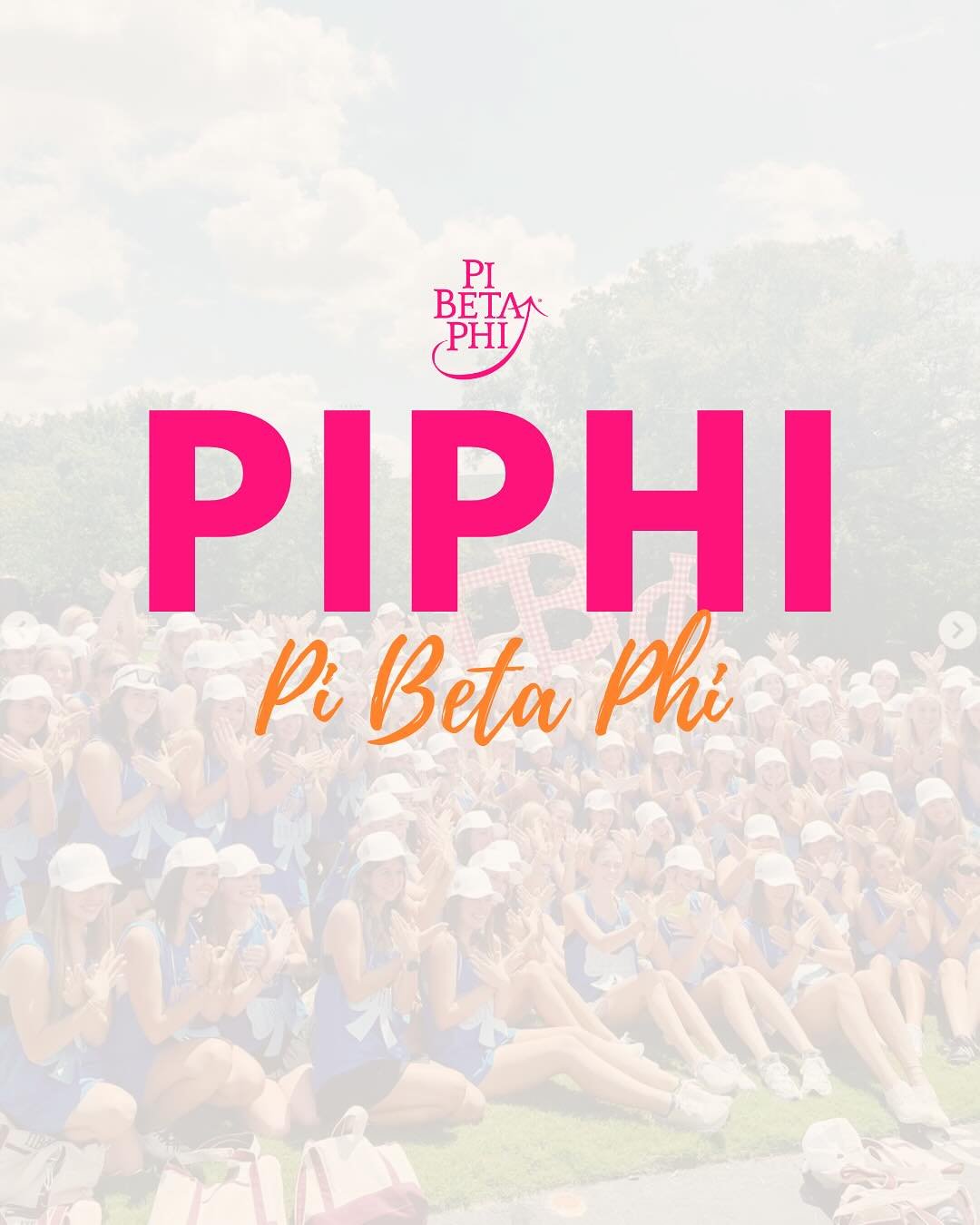 Meet Pi Beta Phi, Chapter 12/14!

Philanthropy: Read&gt;Lead&gt;Achieve
Values: integrity, lifelong commitment, honor and respect, philanthropic service to others, personal and intellectual growth, and sincere friendship
Colors: Wine and Silver Blue
