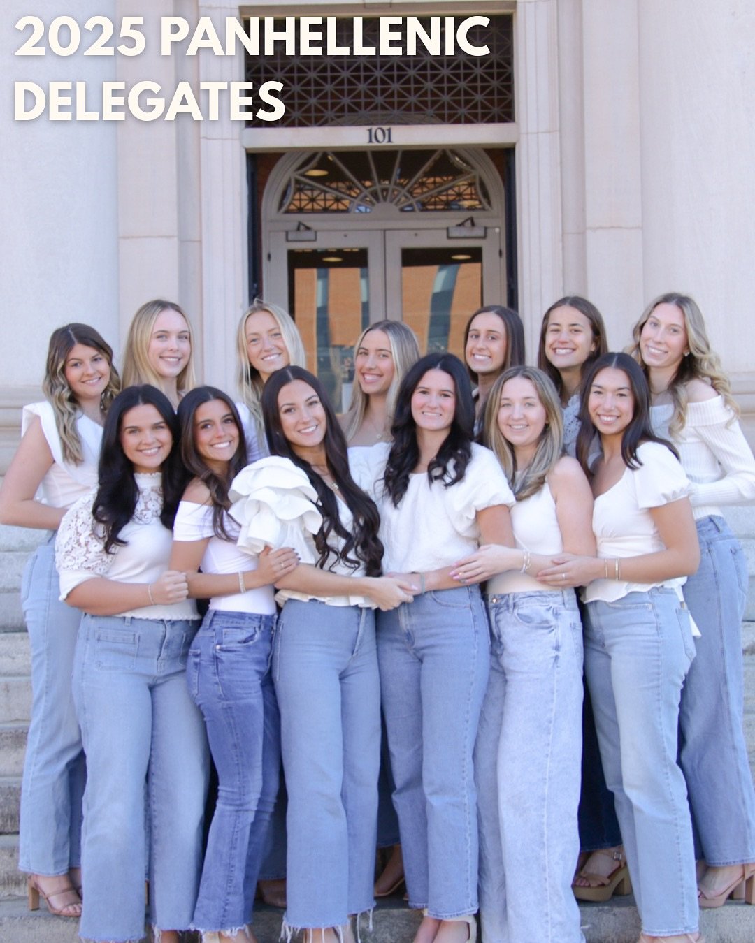 Introducing our 2025 Panhellenic Delegates! 

A Panhellenic Delegate is a crucial representative within the Council of Delegates, which oversees Panhellenic Conference membership and policies. Each delegate represents their sorority and has the autho