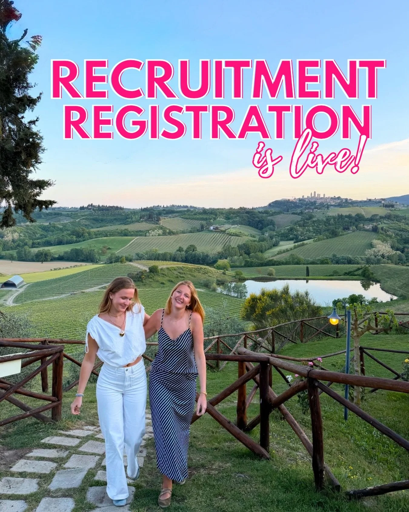 Registration for Fall 2026 Primary Recruitment is now open!!! The link to register can be found on the Panhellenic website and in our bio!! 🎉🎉

Recruitment registration will close August 3rd at 11:59pm. We cannot wait to see everyone in Clemson so 
