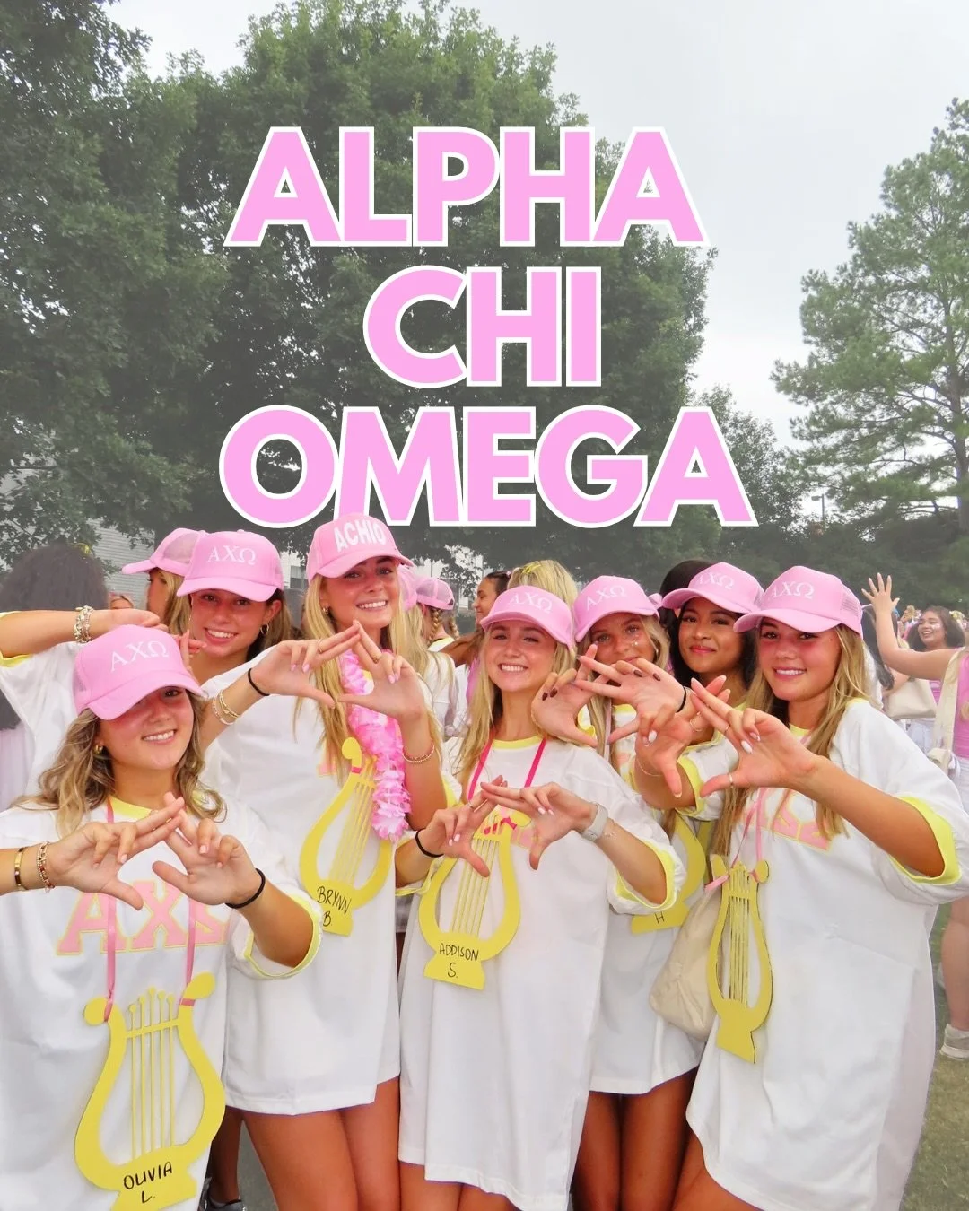 Meet Alpha Chi Omega, Panhellenic chapter 1/14!! Follow @axoclemson to learn more about their chapter before recruitment!!

#Recruitment #ClemsonPanhellenic #LoveBeyondLetters