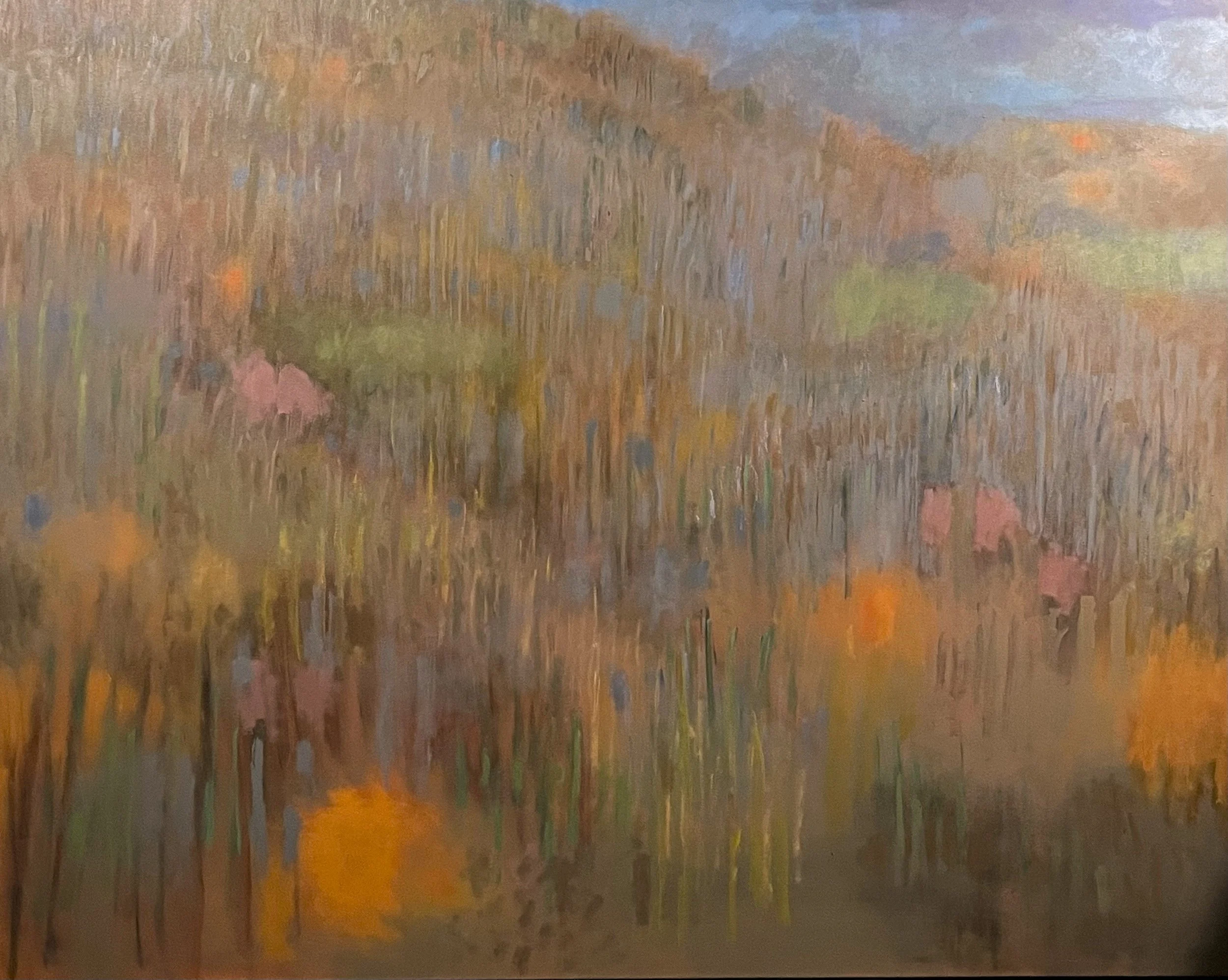 Mountain Time, 48 x 60", Acrylic on Canvas, 2025-26