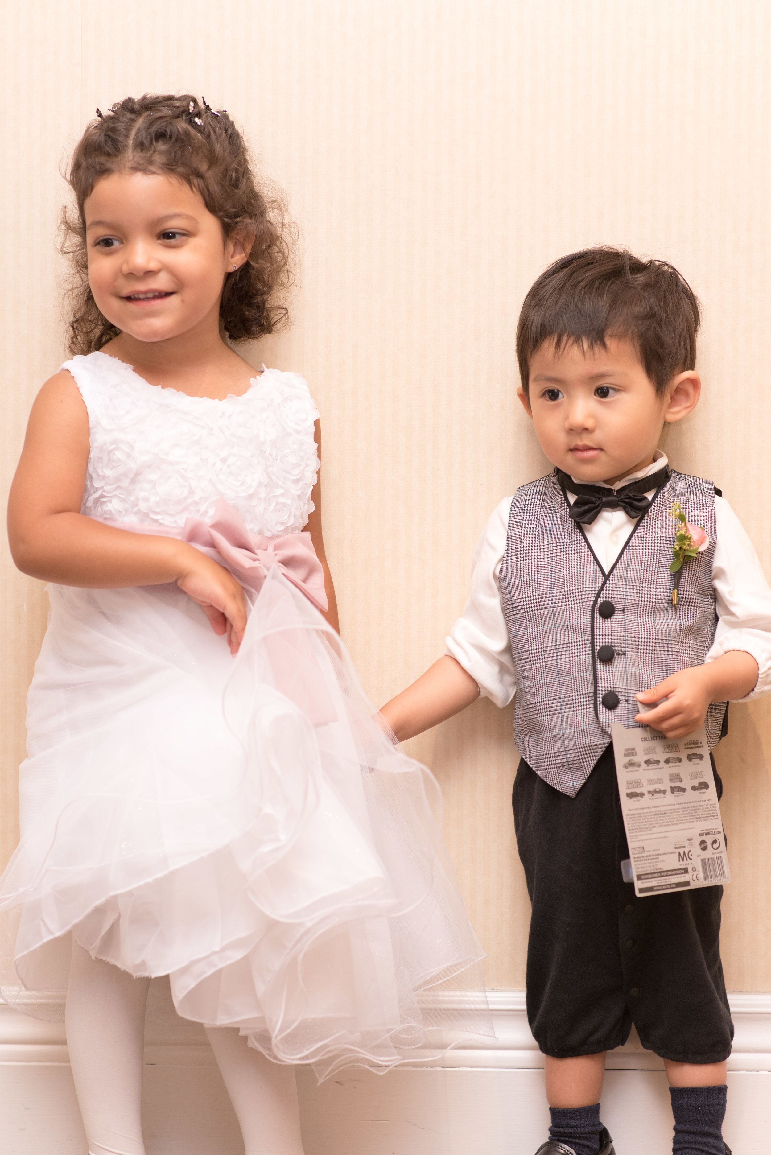 flower girl and ring bearer