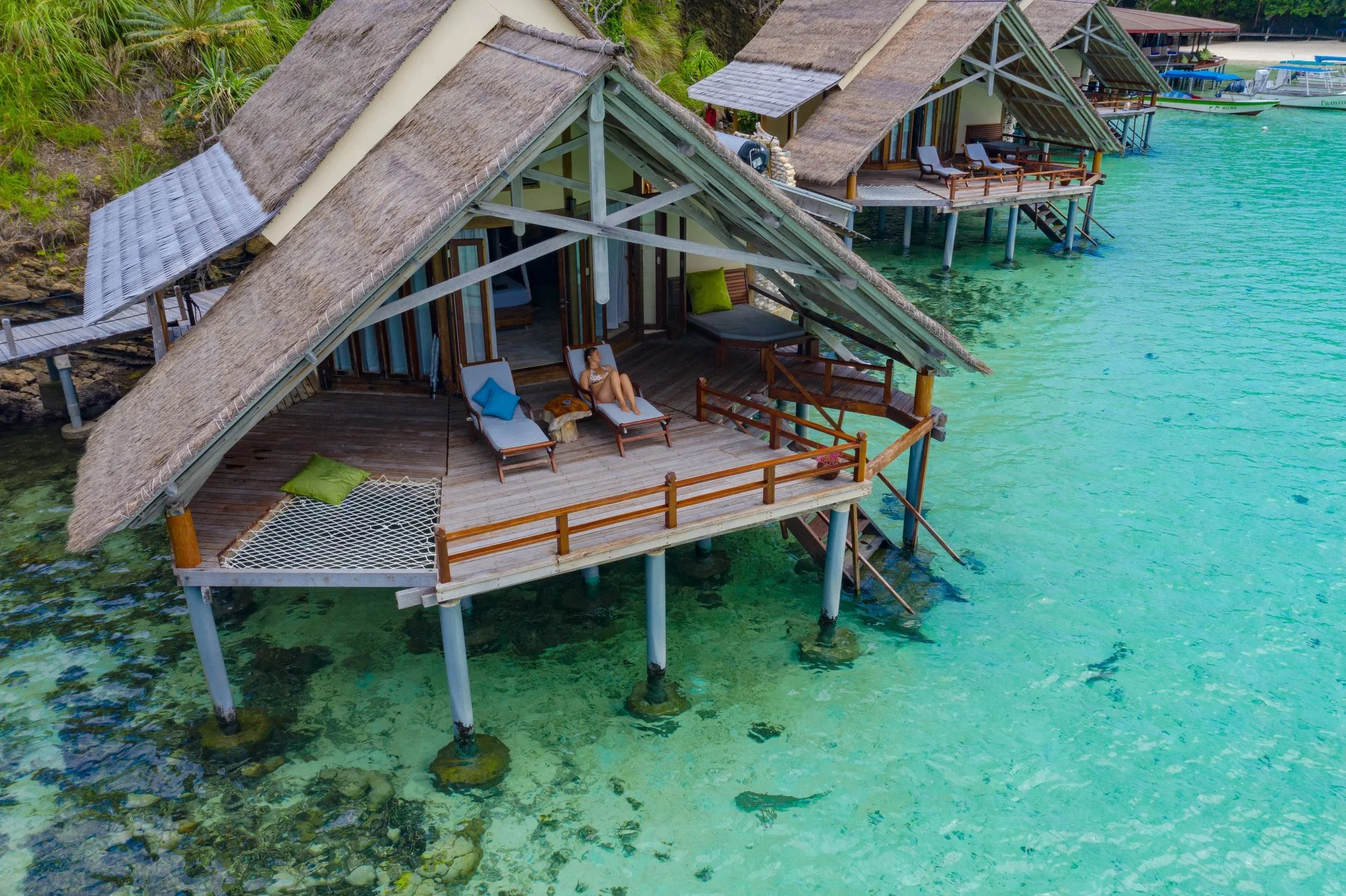 water cottages