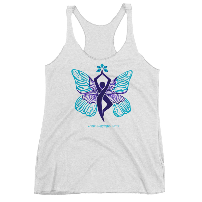 ETG Butterfly Tank - Heather White (XS,S,M,L,XL) - $25