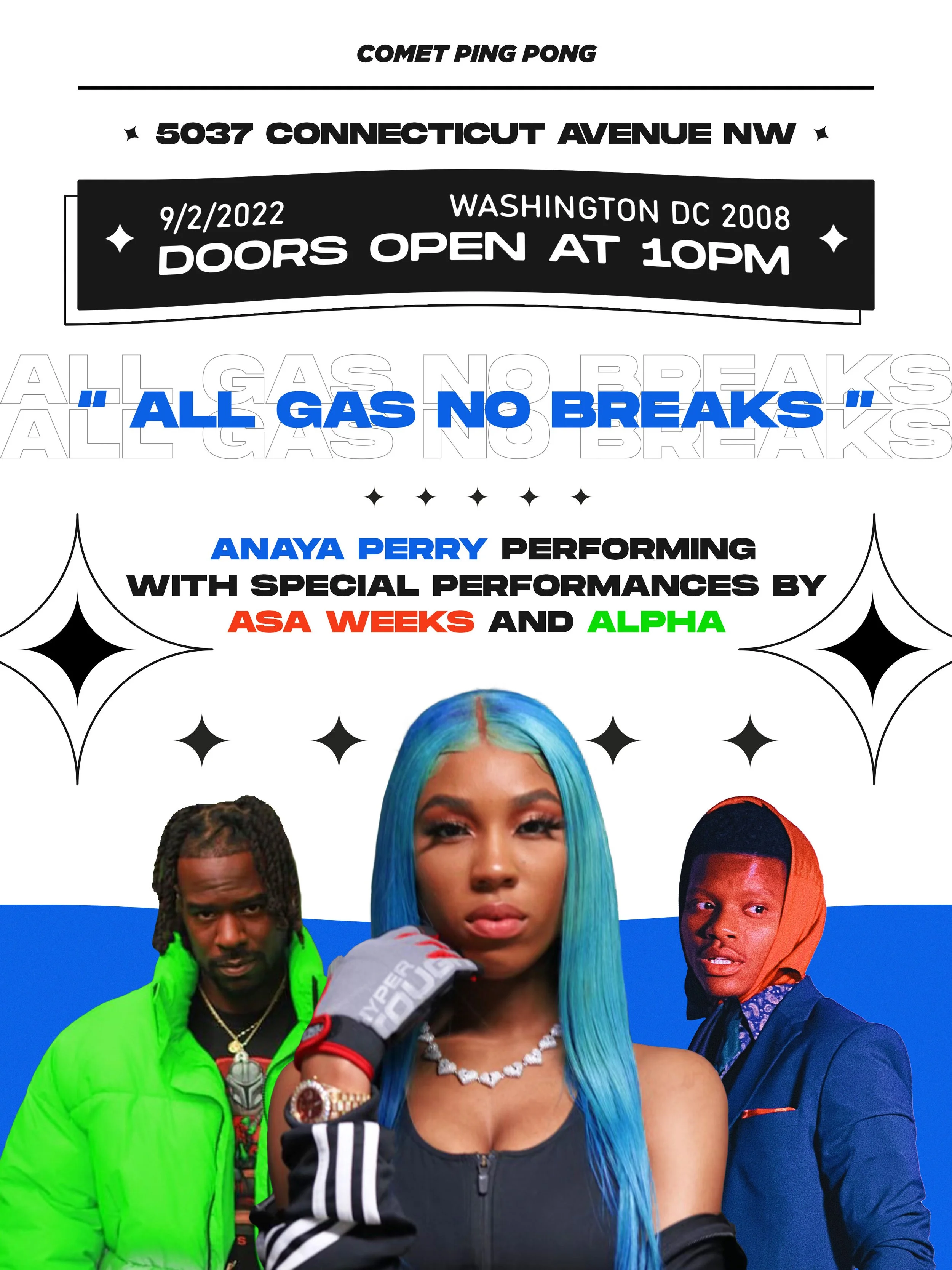 Anaya Perry, Asa Weeks, Alpha 