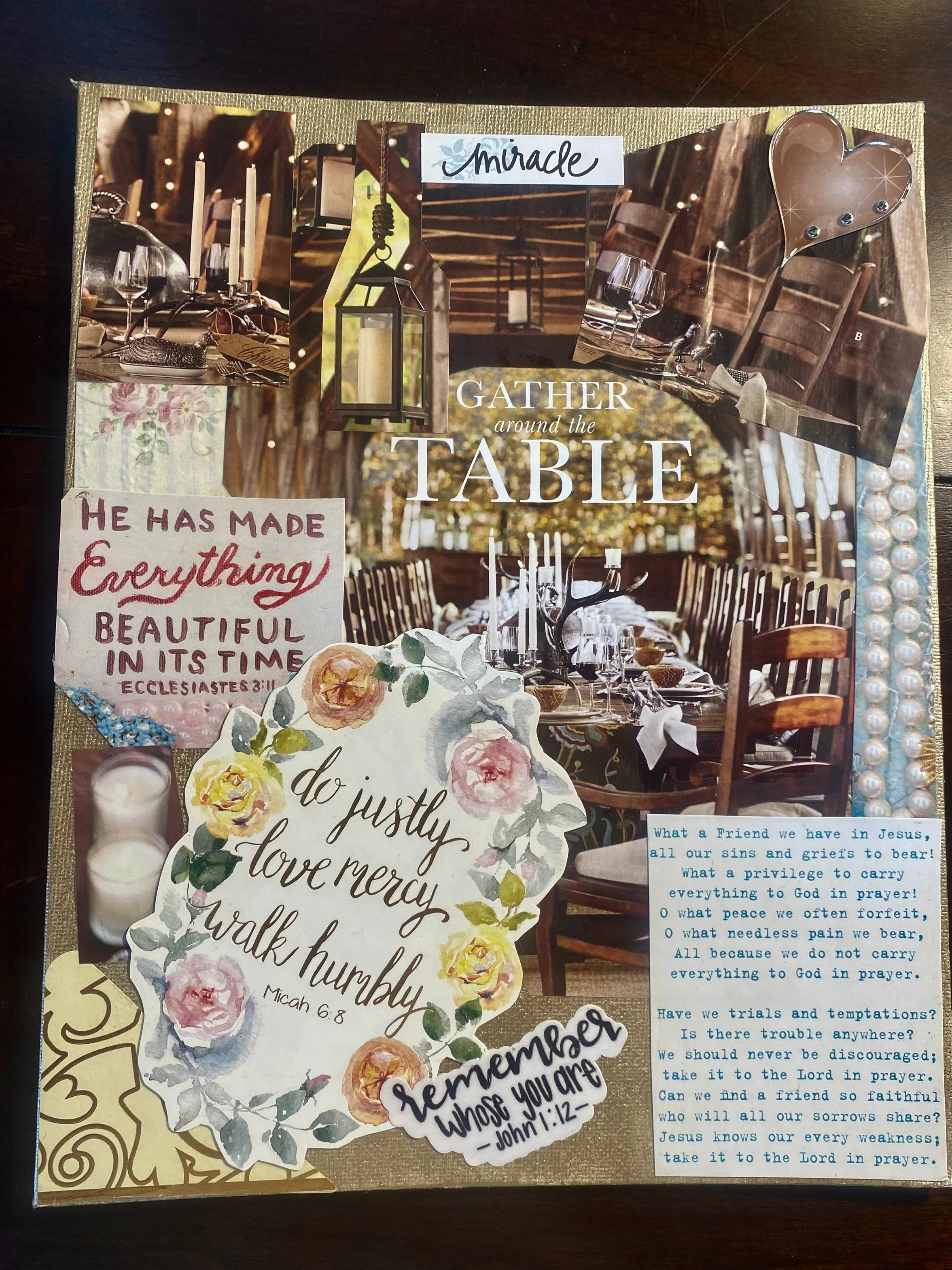 Prayer Collage - In Person Event