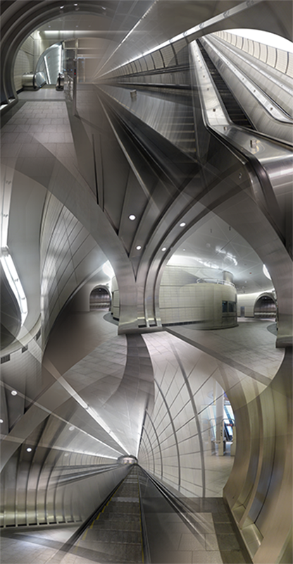 34th Street Station (Interior) , 2016, Digital print, 48 x 96”
