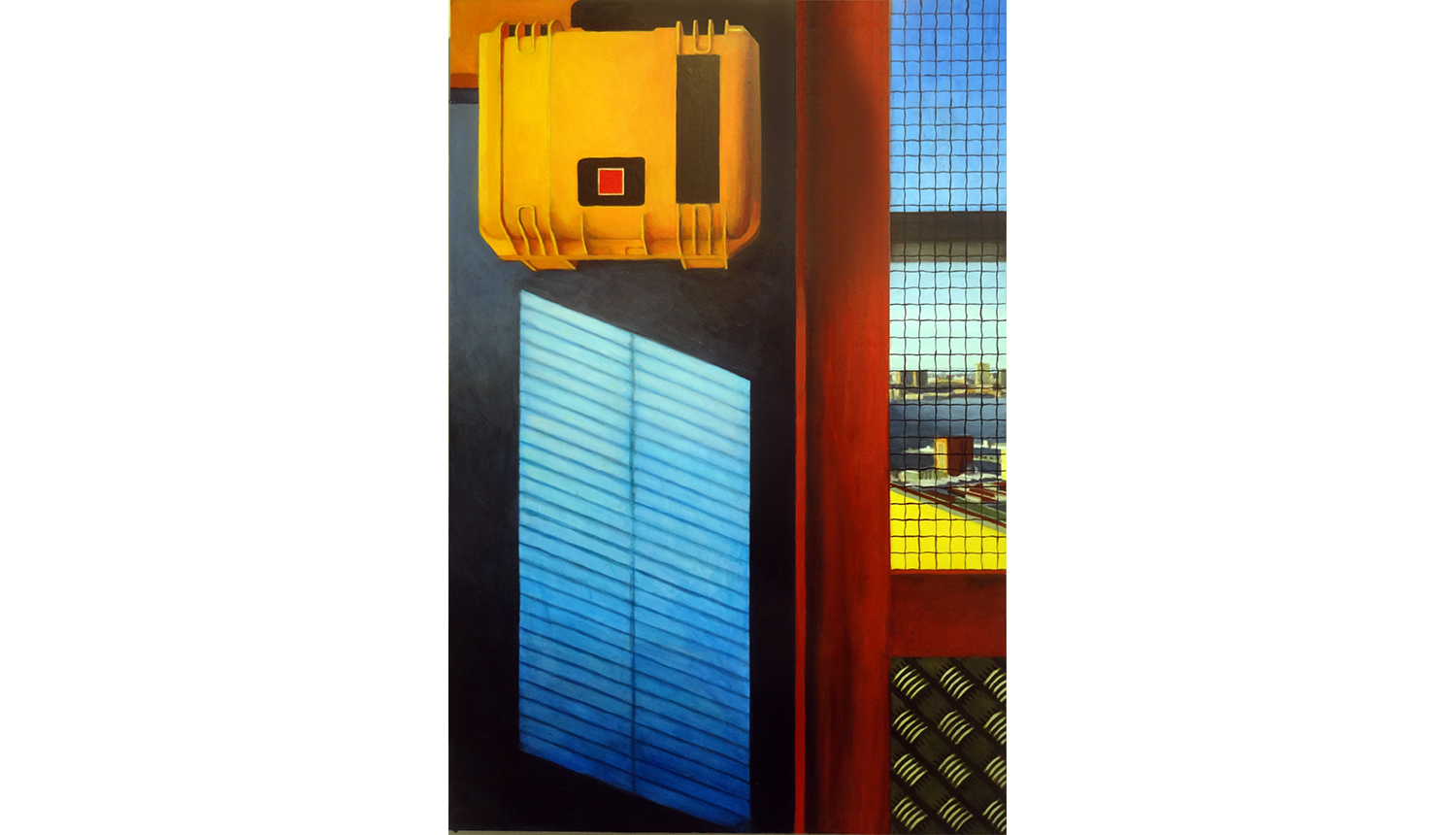   Hudson Yards 10 , 2015, Acrylic on board, 24 x 36” 