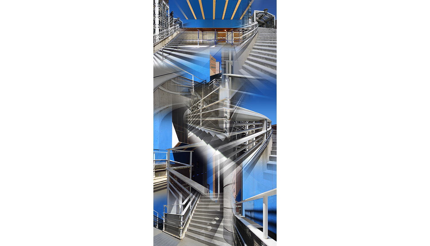 Bridge to Somewhere 2 , 2012, Digital print on sintra, 24 x 48”