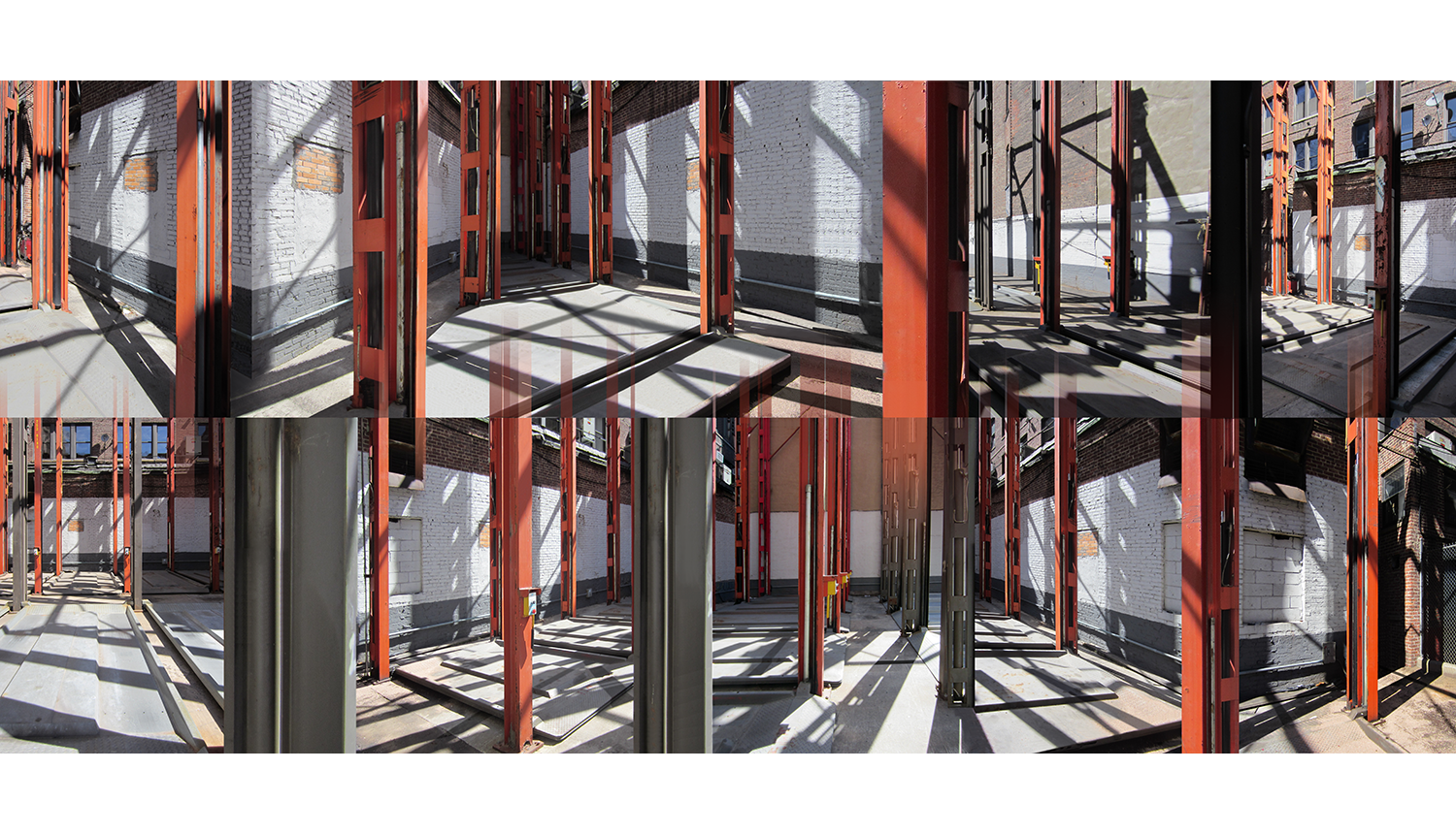 Parking Lot , 2012, Digital print on sintra 60 x 22.5"