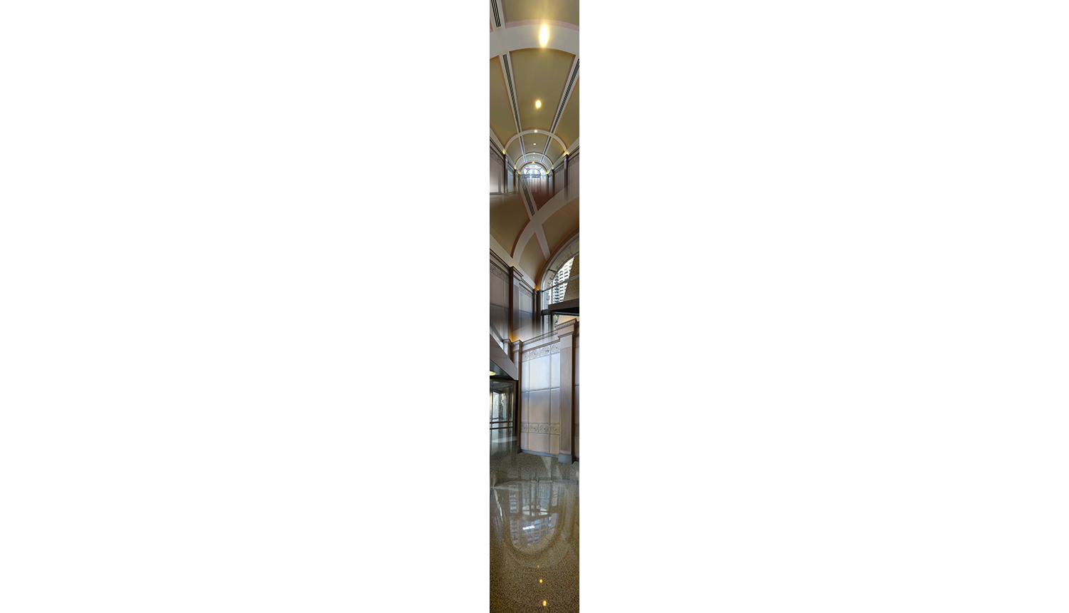The Lobby, 2018, Digital print on vinyl, 18 inches x 120 inches