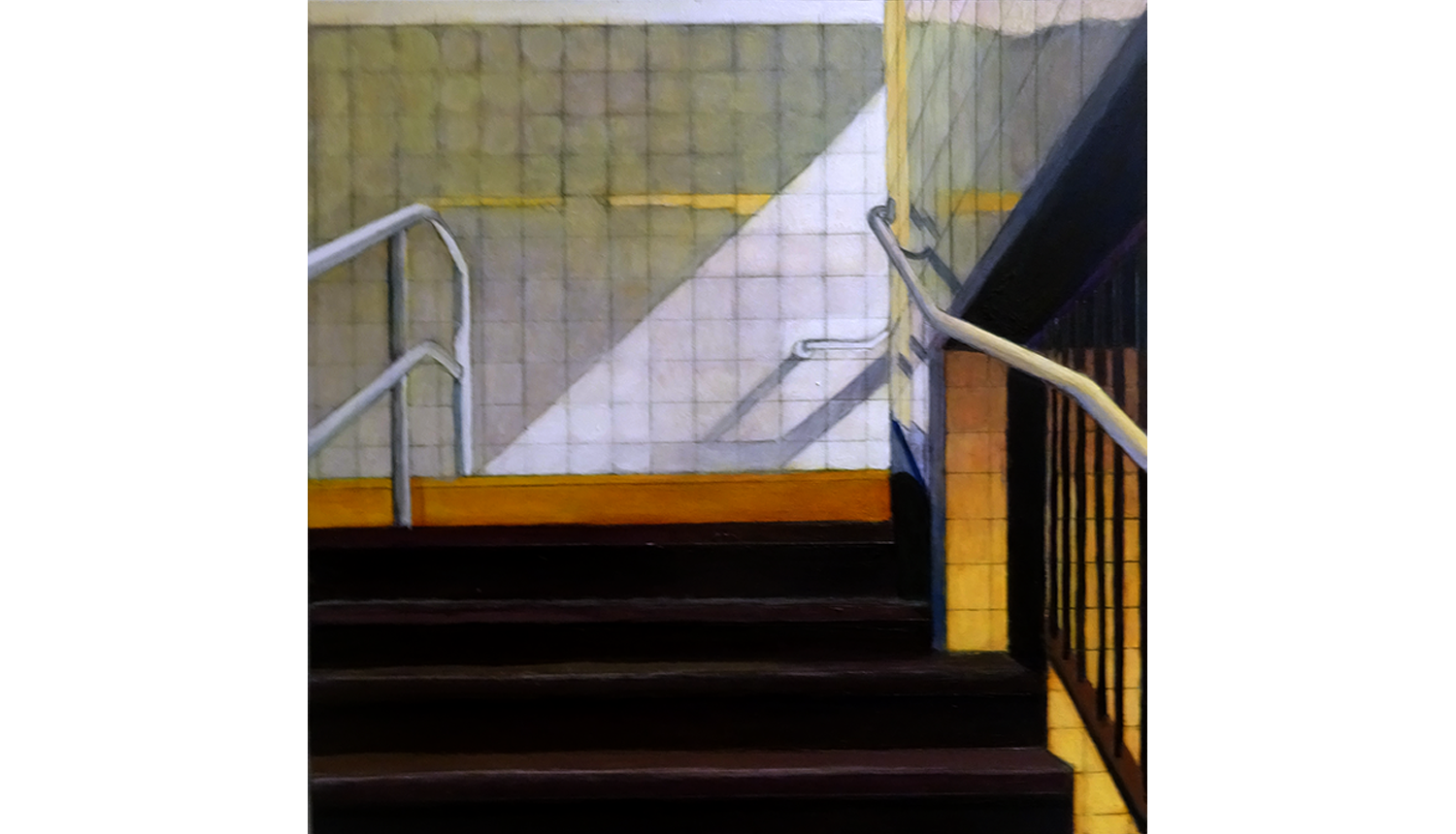 Entrance , 2018 Acrylic on board, 8 x 8”