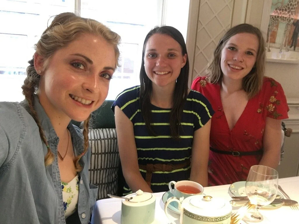 Amanda Fischer, Rebecca Brock and Hailey Jensen