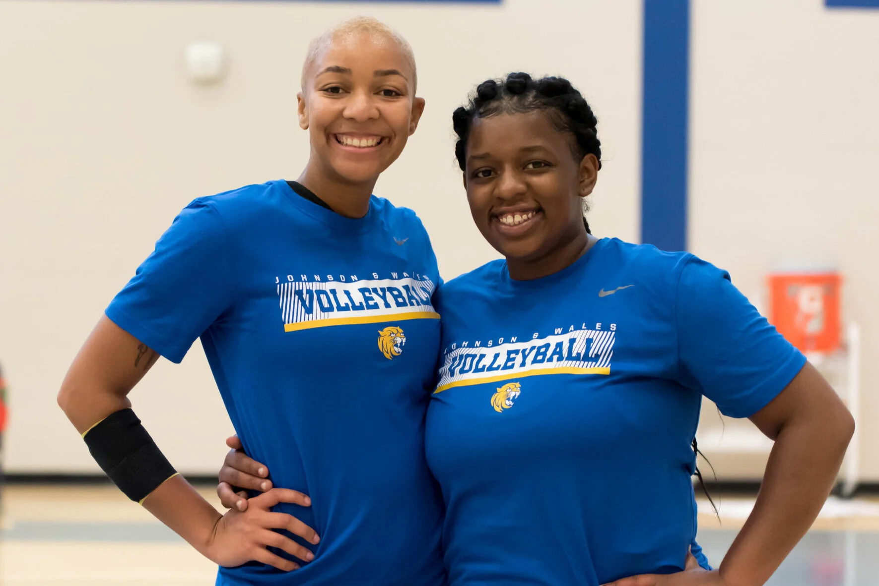 Toniya Scott, Waldorf, MD, College of Business, Fashion Merchandising & Retailing (L) Teyana Eason, Gastonia, NC, Culinary Arts (R)