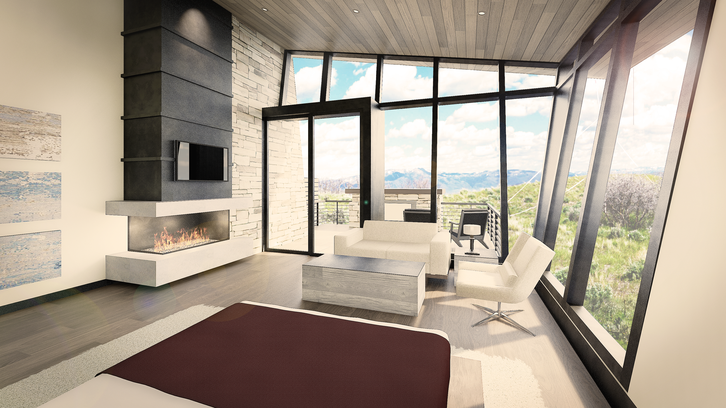 Crisp, clean and functional - set amidst the most incredible views of park city