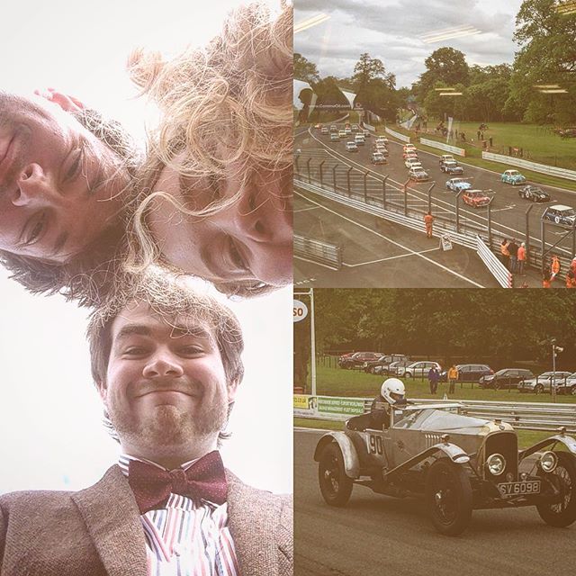 A day out at the vintage races for MonoChromatix Jazz quintet today. We also got a lovely tour of the garages, pit stop and race control. Hope we made the day a little sunnier with some Dixieland jazz. #vintage #car #race #musicians #oultonpark