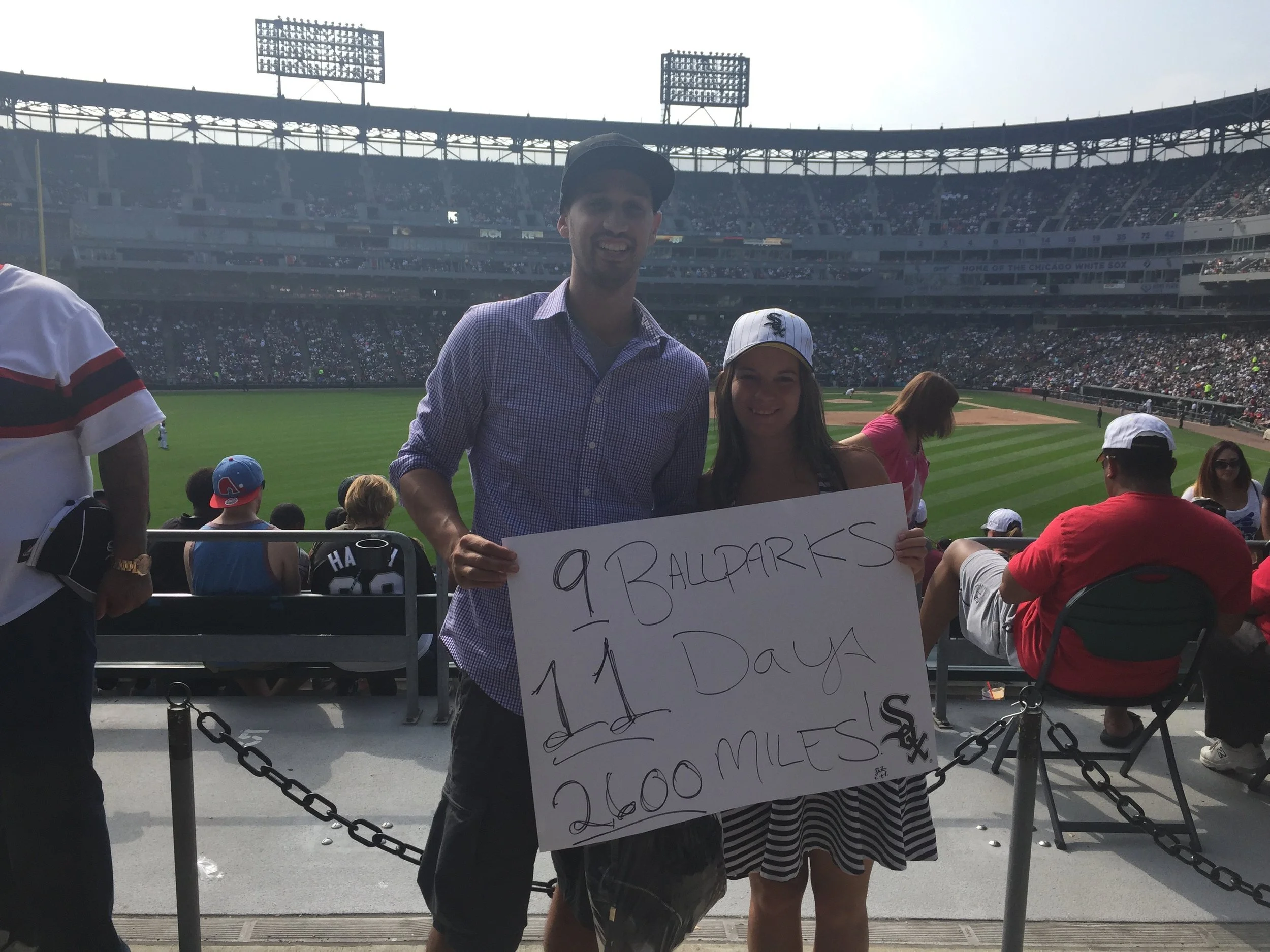 Not a white sox fan, but the hat was free and it was HOT!