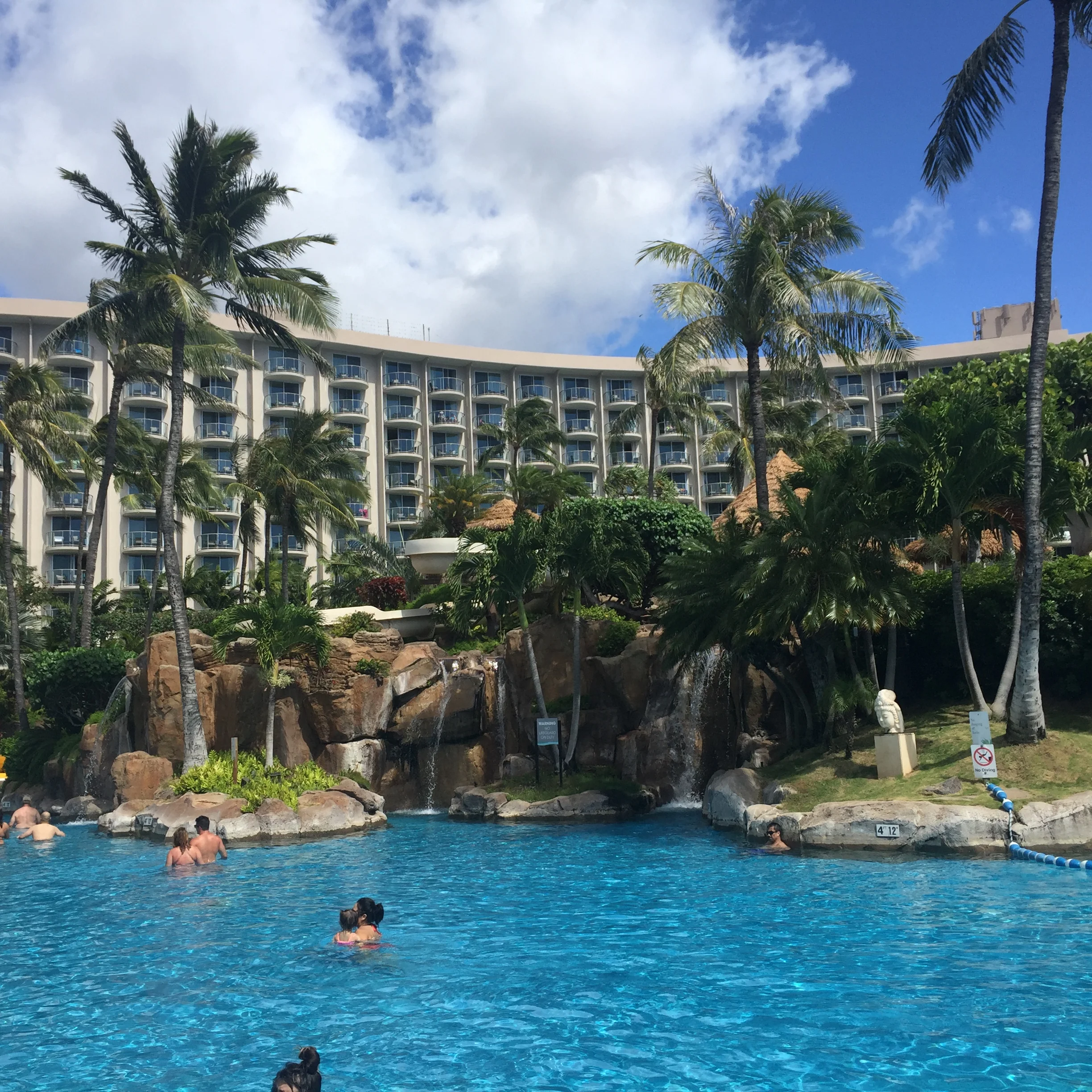 Only one of the pools at the Westin, Maui