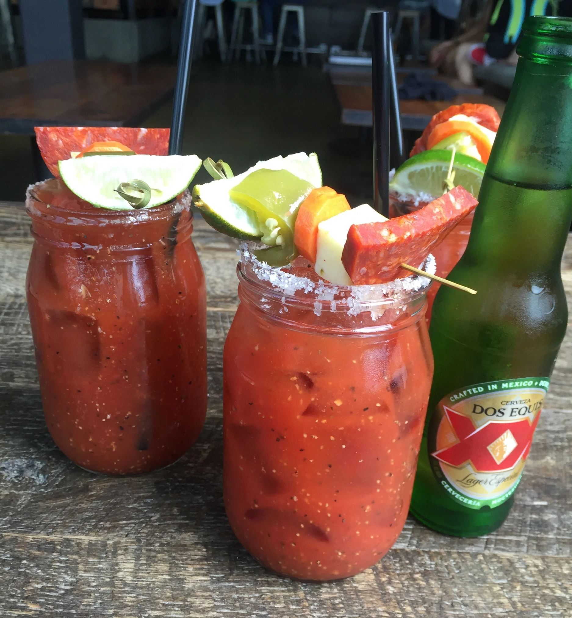 Chile de Arbol Infused Bloody Marys 