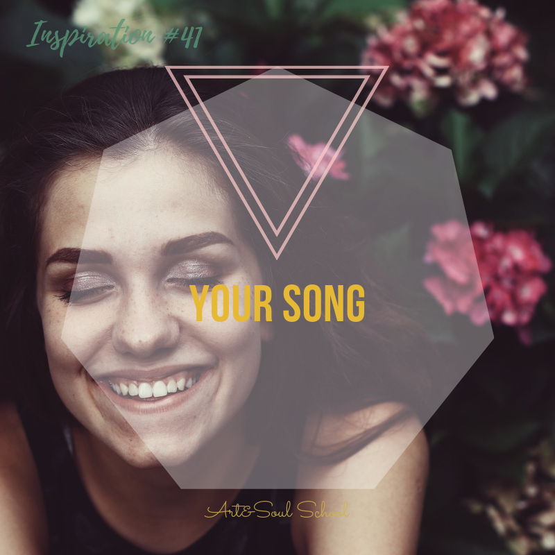 YOUR SONG Playing the guitar sounds different than playing the piano or the flute. Your song is connected to your voice and has its unique tune. Feeling deeply into the harmony of your soul, you can start to sing this song for yourself first and then for the whole world. Your voice will meet the exact energy it wants to meet on a higher level of meaning, truth, and purpose. Trust the true voice and sing it out loud and full of love and joy.