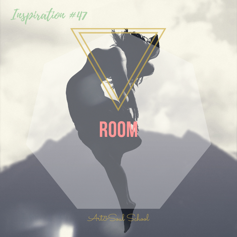 ROOM Listen to the emptiness there is. Breathe love into it. Where is the border of this room? Is it endless or shaped? Does it stay the same when it is filled with love? Is it expanding? Is it breathing in a rhythm when love enters so they can explore space together? Giving yourself more room in daily life also means inviting more love into your life. Play with breathing love into certain situations to transform them into higher vibrations. Stay curious and observe what happens. Your heart is a room of love. Where does it want to expand? Feel the breath of love.