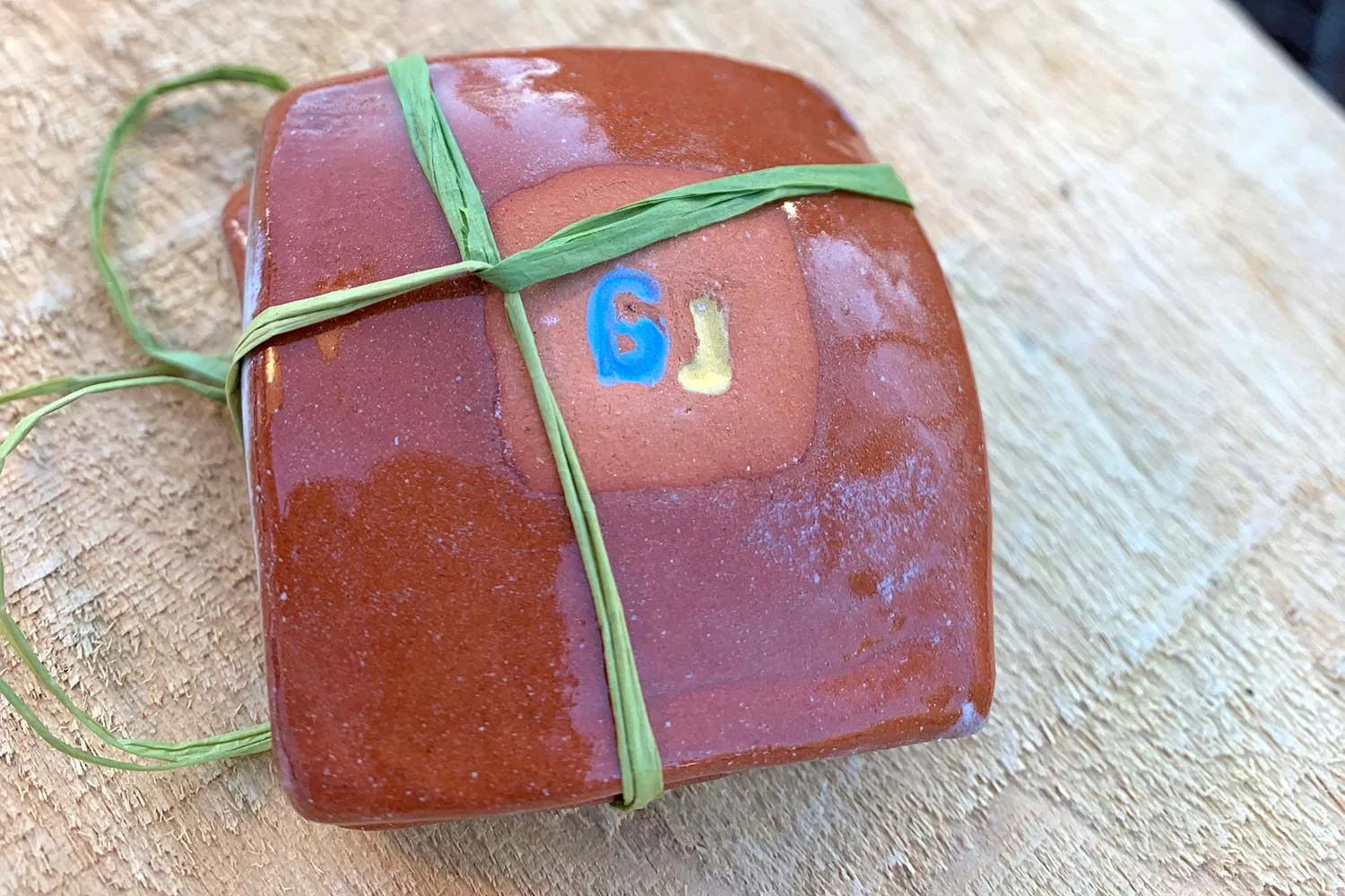 Tea Bag Caddies Set - 1.75" x 1.75" - Rebecca Gerendasy Clay - Art