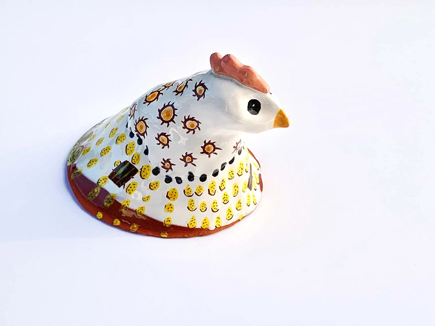 Dot the Chicken - Rebecca Gerendasy Clay - Art