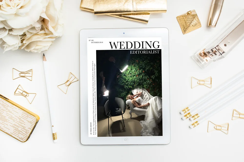 PERSONAL ISSUE: This Features Edition of the Wedding Editorialist is dedication to Jennifer & Aaron, a beautiful couple who hosted their luxe wedding at The Mandarin Oriental Las Vegas. This issue of The Wedding Editorialist showcases their love story, along with their professional engagement photos by AtlF Photography, vendor profiles, and behind the scenes photos from the year of wedding planning, and of the wedding itself. CLICK HERE TO READ.