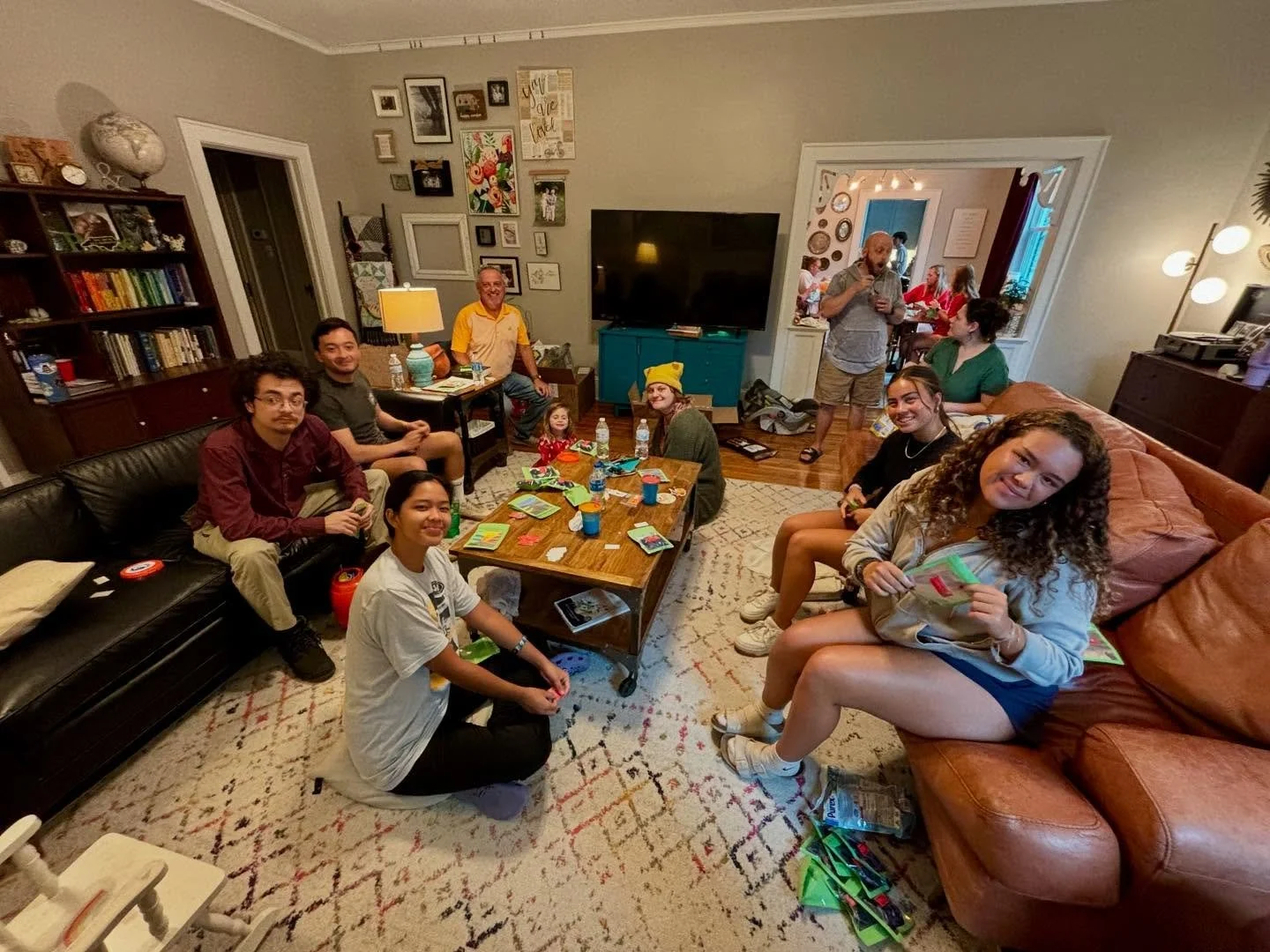 Amazing time tonight packing laundry pods to give out at communiversity this Wednesday and continuing studying Proverbs. We feel so blessed to have such a great group of students and leaders!