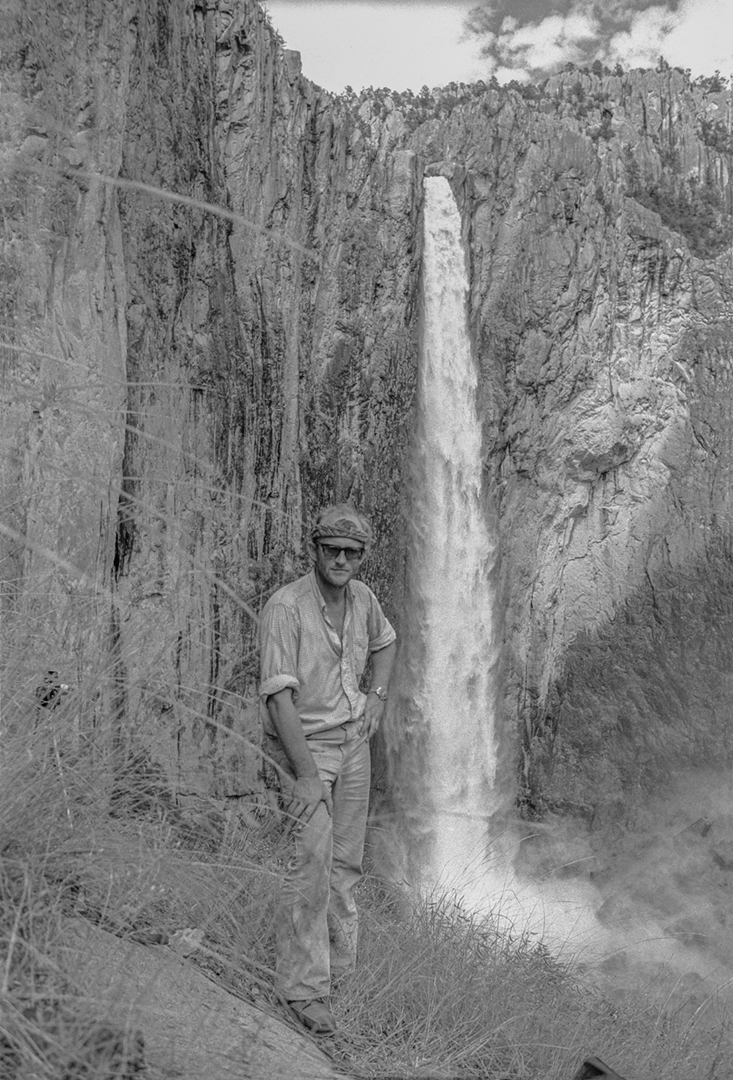 Bob en la Cascada de Basaséachi, 1963.