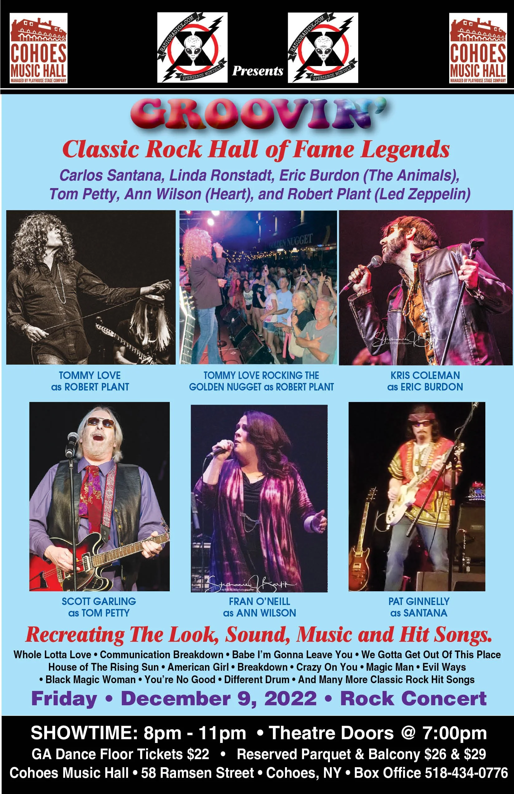 Groovin Classic Rock Legends Of The 60 S 70 S The Historic Cohoes Music Hall