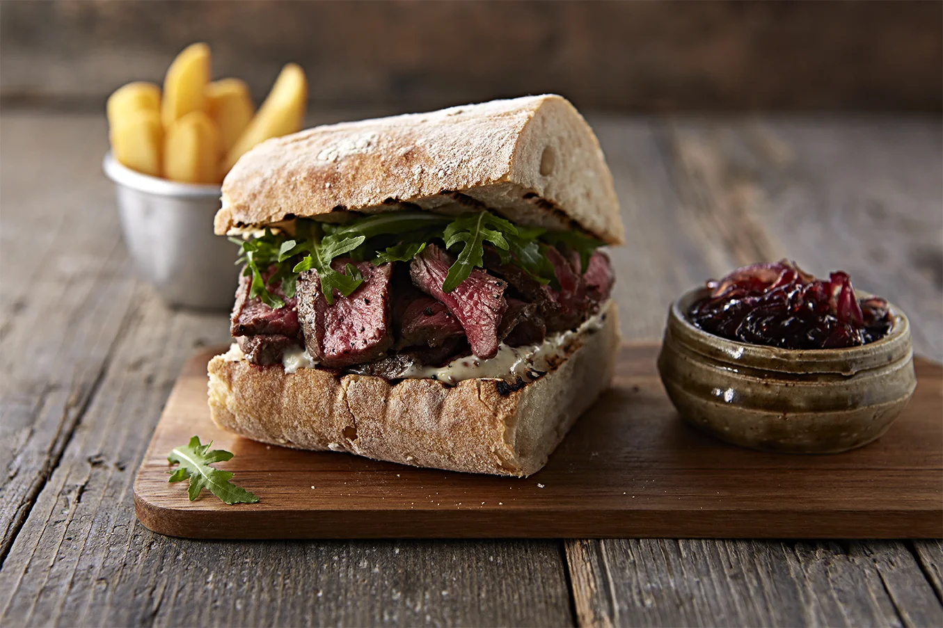 Steak sarnie